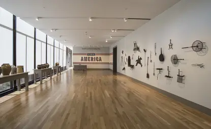 Entrance to Becoming America exhibit.